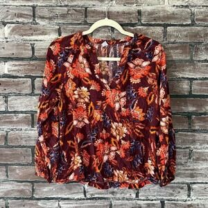 Old Navy – Floral Blouse – Women – XS – Multicolor – Boho Fall Top